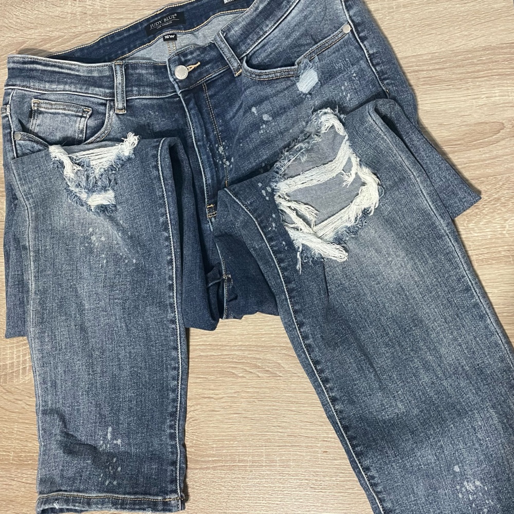 Judy Blue Dark Wash Boyfriend Jeans
